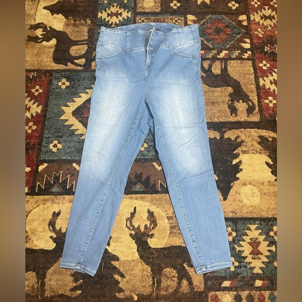 torrid Light Blue High-Rise Skinny Jeans
